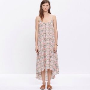 Madewell high low maxi tribal dress size M